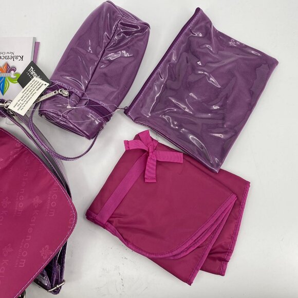 Kalencom New Orleans Purple Magnetic Closure Baby Tote | New With Tags - Picture 4 of 8